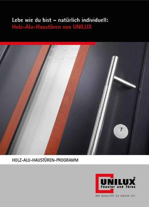 UNILUX-Holz-Alu-Haustüren